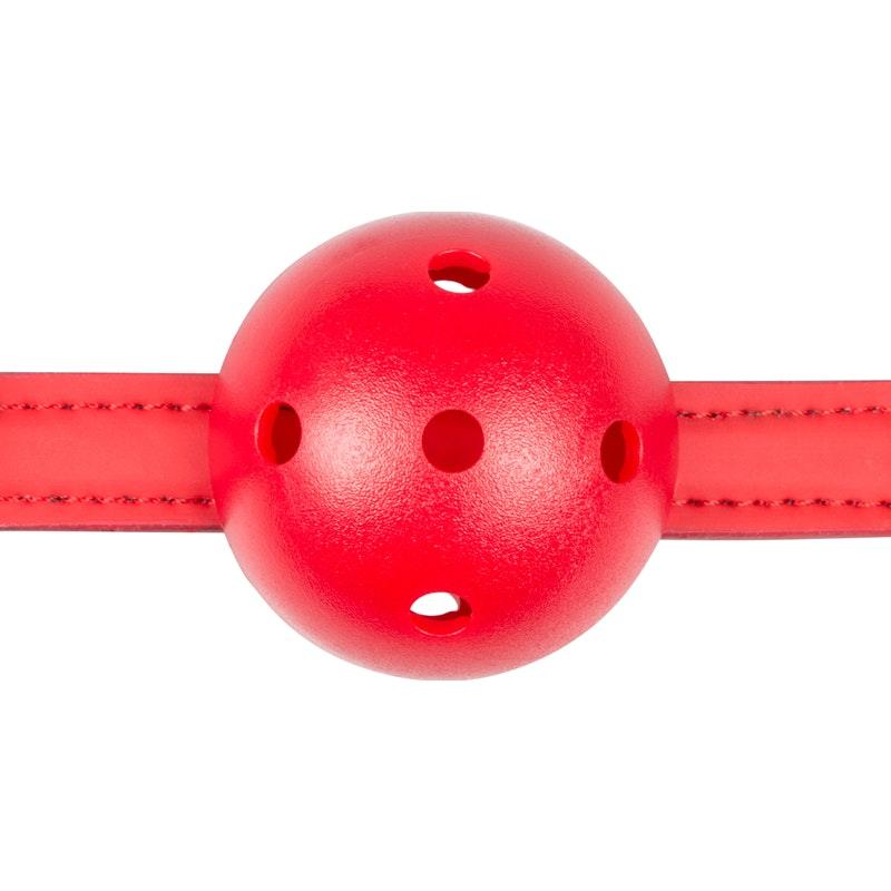 Ball Gag With PVC Ball Red - Naughty by Nature Adult Store