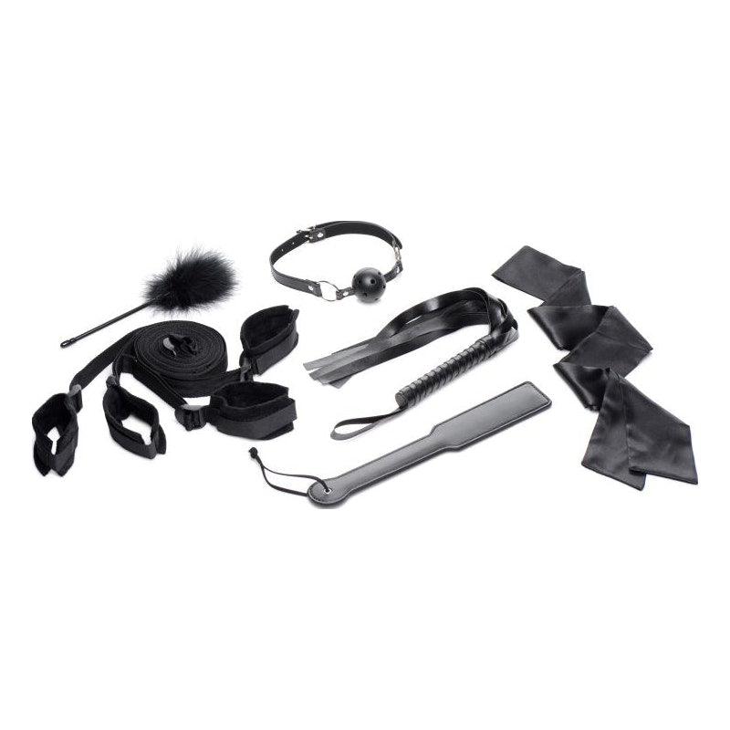 Bed Restraint Bondage Kit Black - Adult Toys