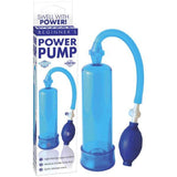 Beginner's Power Pump - Blue Penis Pump - Naughty by Nature Adult Store