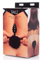 Black Bunny Tail Anal Plug - Adult Toys
