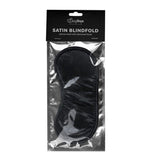 Black Satin Eye Mask - Adult Toys