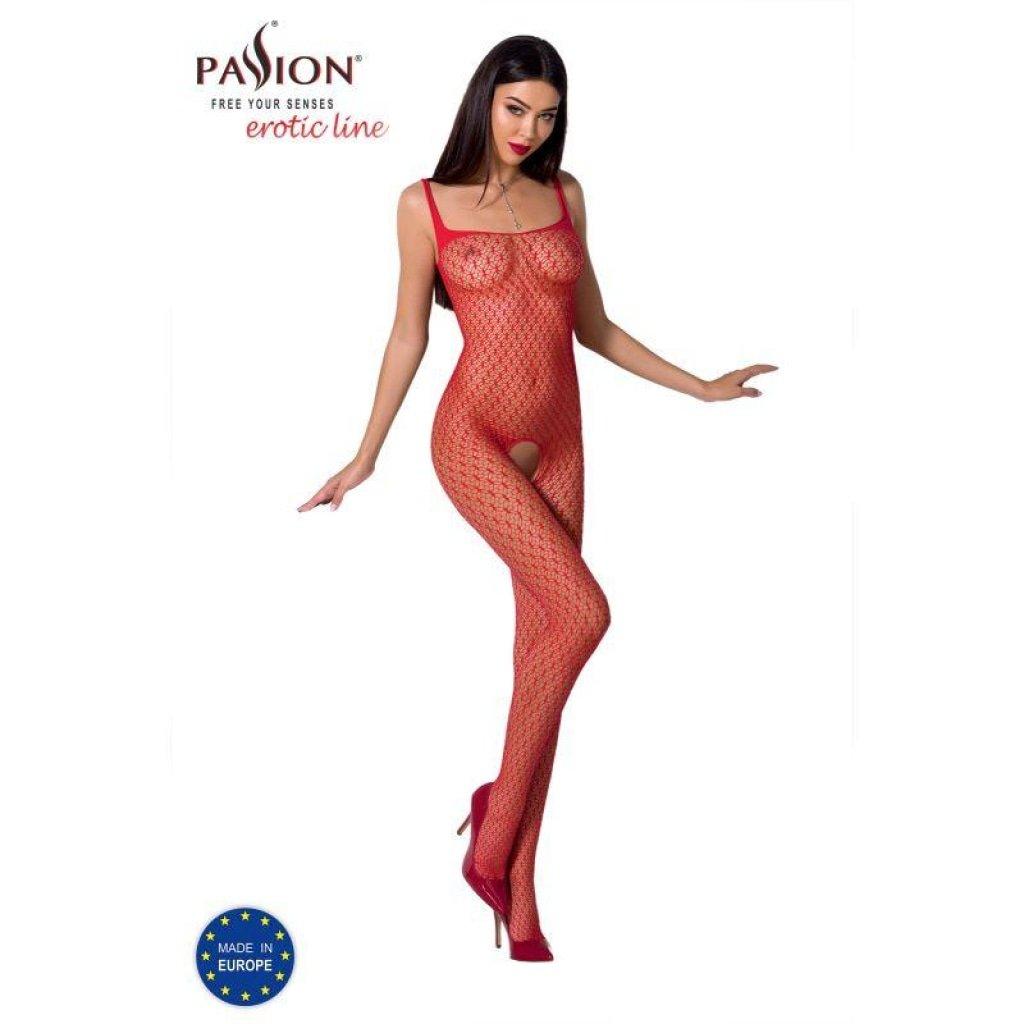 Bodystocking BS071 Red - Lingerie