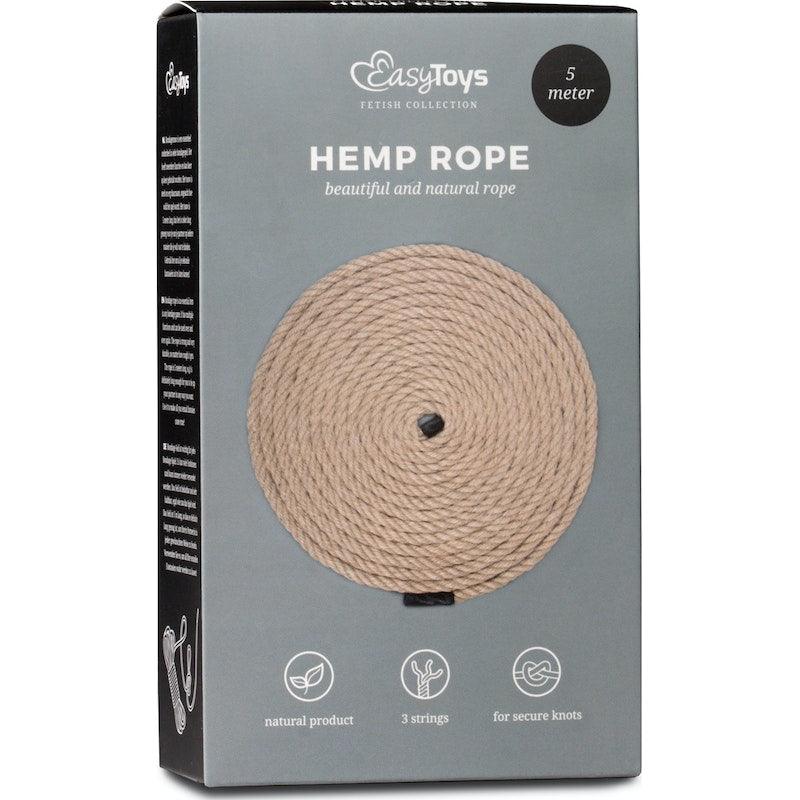 Bondage Rope Hemp 5m - Adult Toys