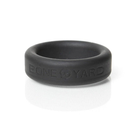 Boneyard Silicone Ring 30mm Black - Naughty by Nature Adult Store