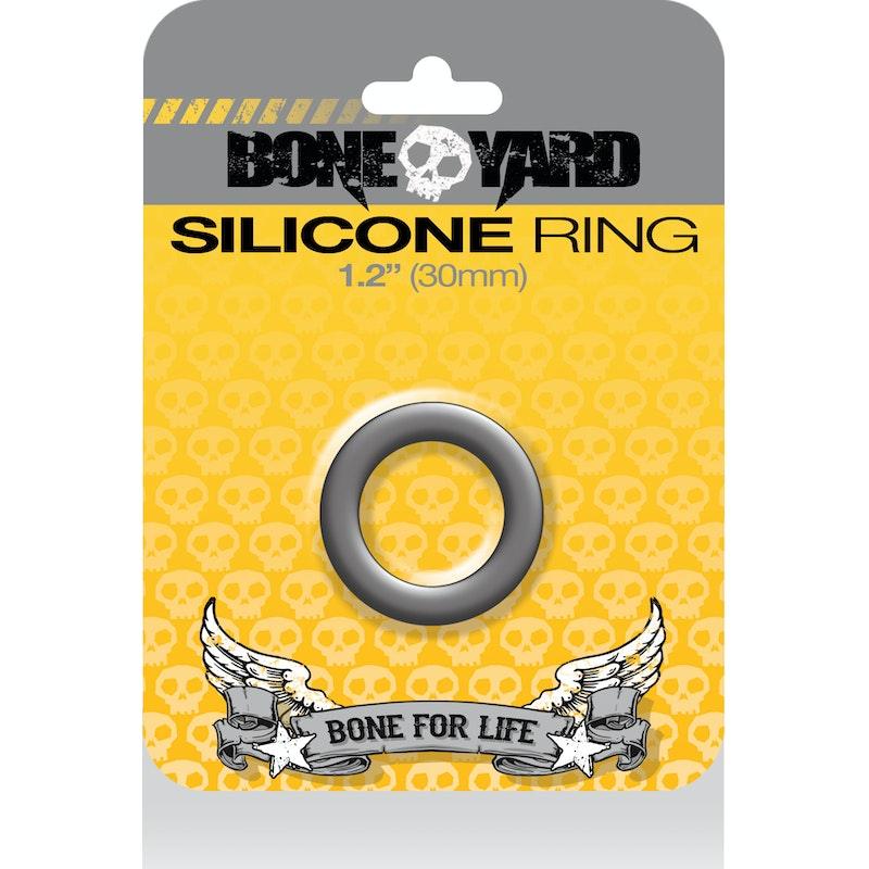 Boneyard Silicone Ring 30mm Grey - Naughty by Nature Adult Store