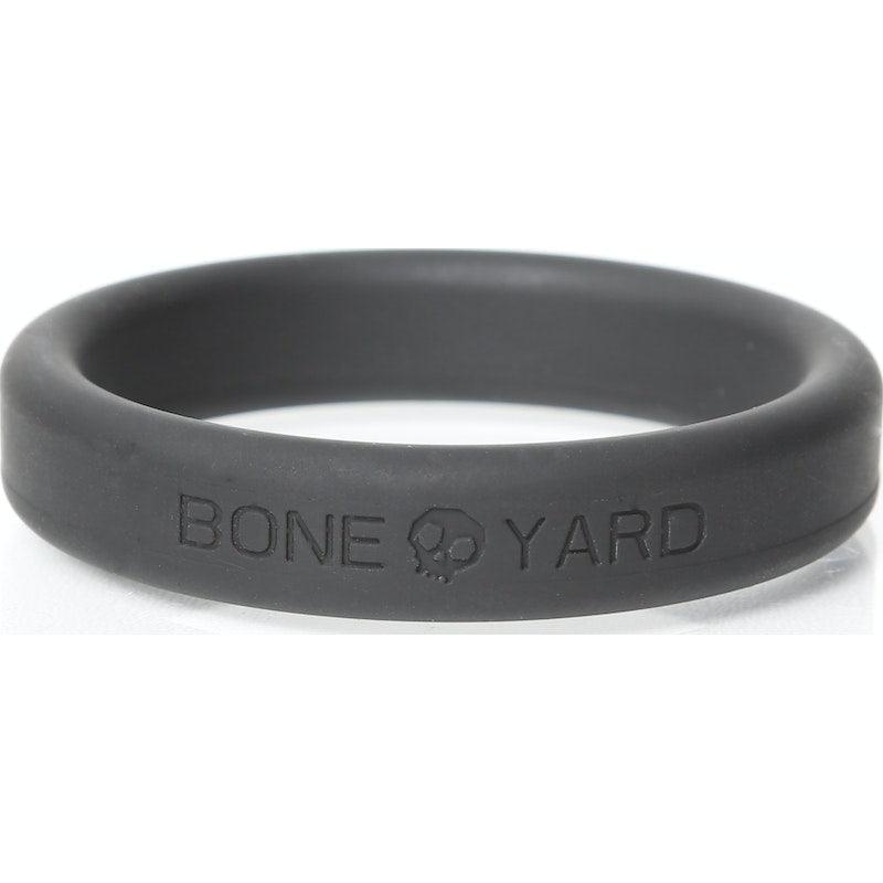 Boneyard Silicone Ring 5 Pc Kit Black - Adult Toys