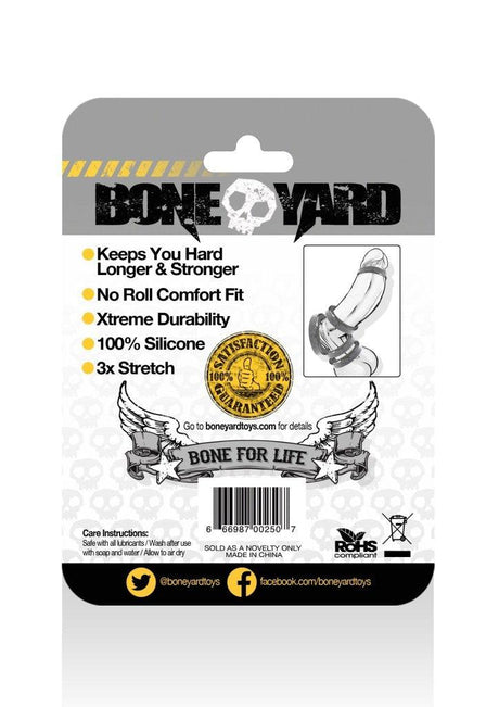 Boneyard Silicone Ring 50mm Black - Adult Toys