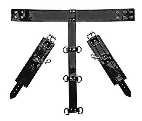 Bound Around Neck to Wrist Restraints - Adult Toys