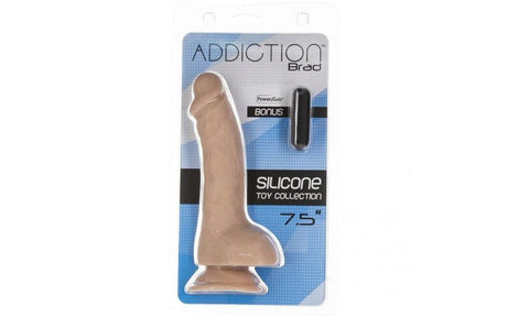 Brad 7.5in Dong Beige - Naughty by Nature Adult Store