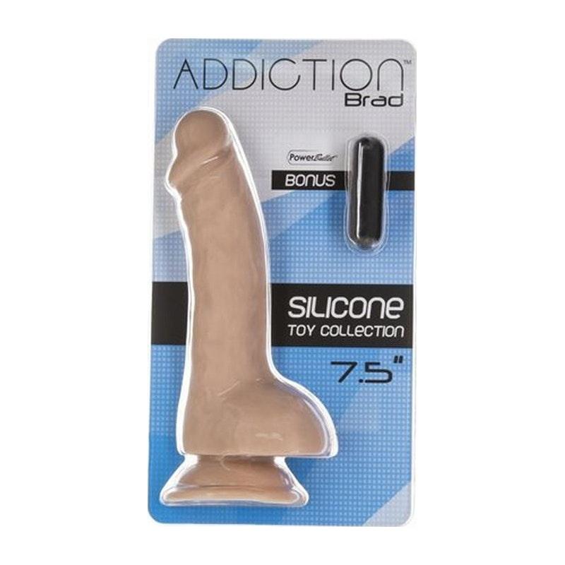 Brad 7.5in Dong Beige - Naughty by Nature Adult Store