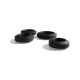 Brutus Big Bulge Silicone Cock Ring 4 Pc Set - Adult Toys