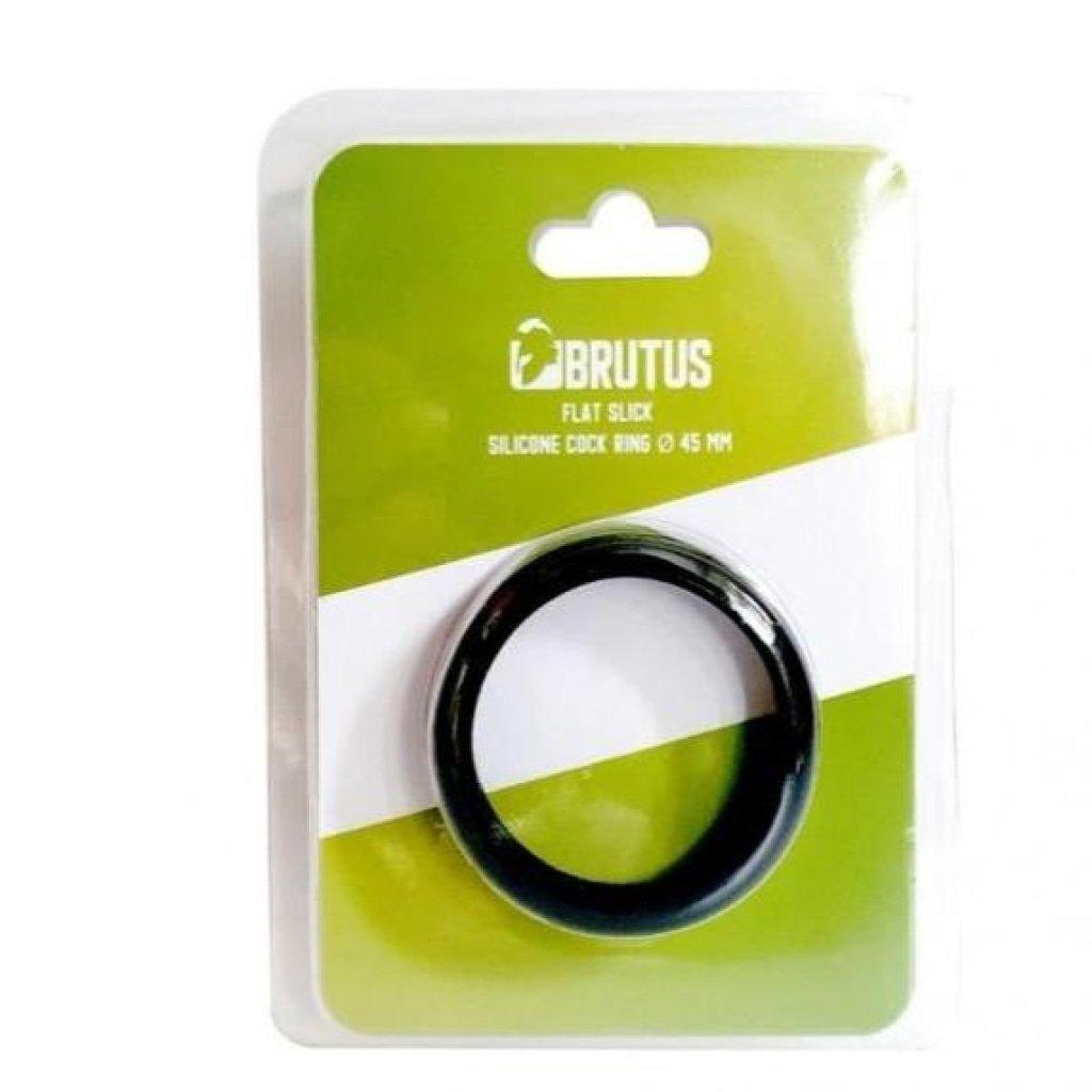 Brutus Flat Slick Cock Ring 45mm - Adult Toys