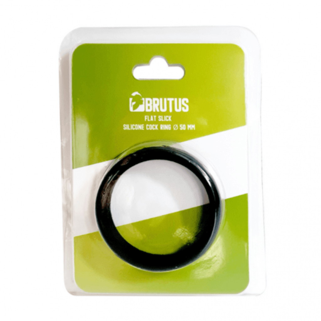 Brutus Flat Slick Cock Ring 50mm - Adult Toys