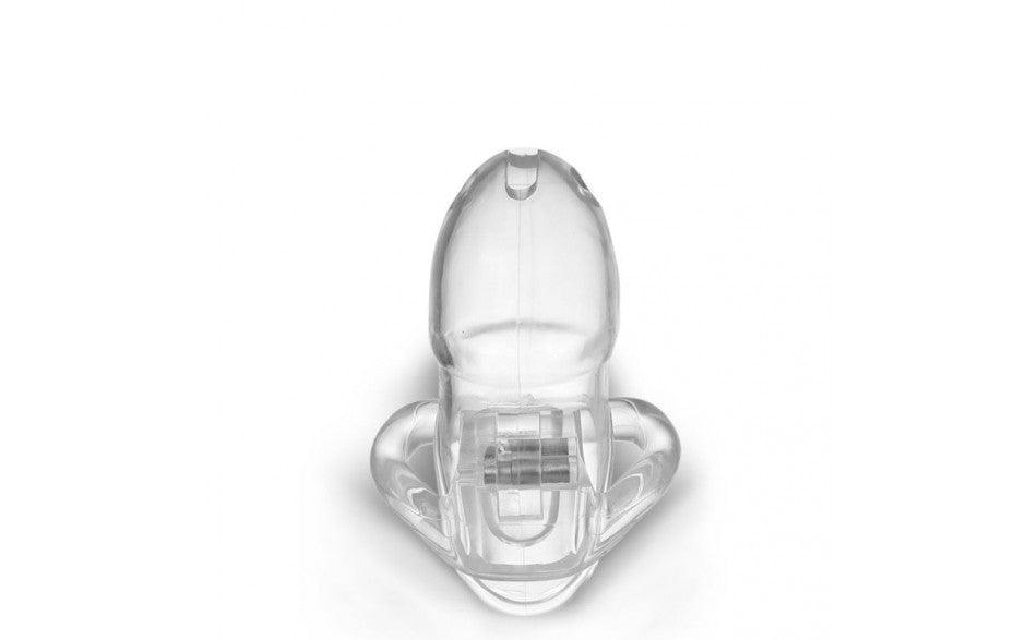 Brutus Stealth Chastity Cage Clear - Adult Toys