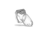 Brutus Stealth Chastity Cage Clear - Adult Toys