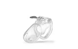 Brutus Stealth Chastity Cage Clear - Adult Toys