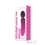 Bthrilled Premium - Noir               - Black 21 cm USB Rechargeable Massage Wand - Naughty by Nature Adult Store