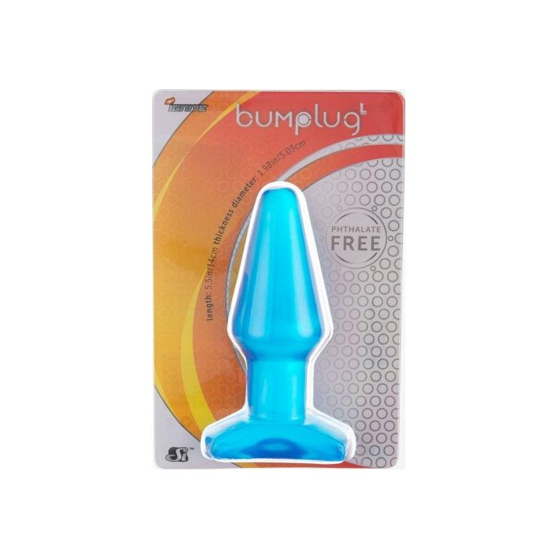 Bum Plug Large Blue - Naughty by Nature Adult Store