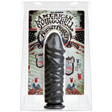 Bunker Buster 10.7in Anal Dildo Gun Metal - Adult Toys