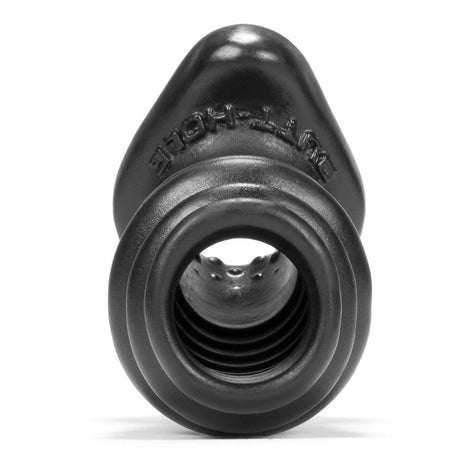 Butthole - 2 Hollow Plug Medium Black - Adult Toys