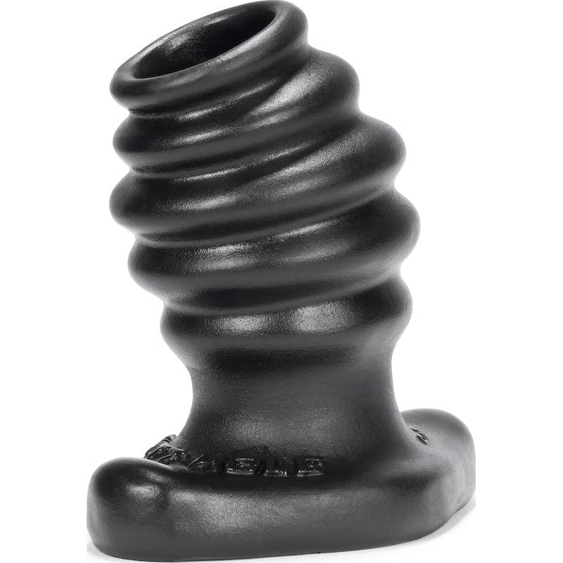 Butthole - 2 Hollow Plug Medium Black - Adult Toys