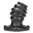 Butthole - 2 Hollow Plug Medium Black - Adult Toys