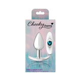 Cheeky Charms Silver Anchor Butt Plug w Clear and Pink Jewel Kit - Naughty by Nature Adult Store