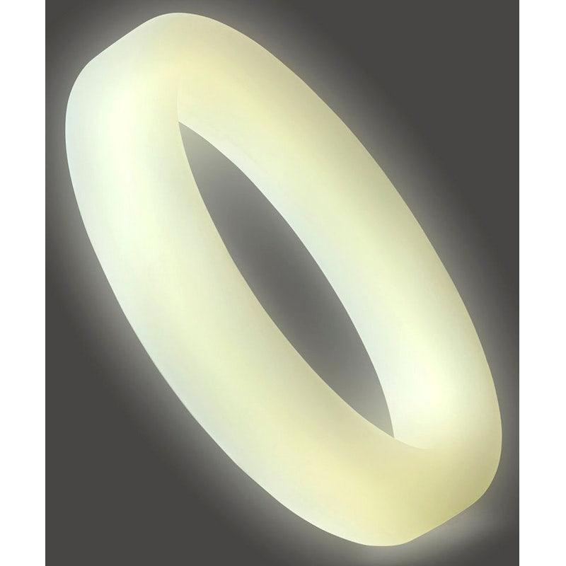 Classic Silicone Medium Stretch Penis Ring 36mm Glow In The Dark - Adult Toys