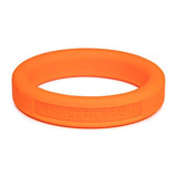 Classic Silicone Medium Stretch Penis Ring 44mm Orange - Naughty by Nature Adult Store