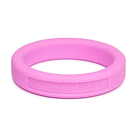 Classic Silicone Medium Stretch Penis Ring 44mm Pink - Adult Toys