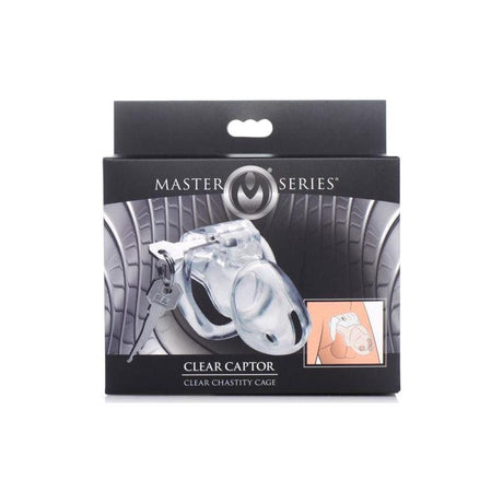 Clear Captor Chastity Cage Medium - Adult Toys