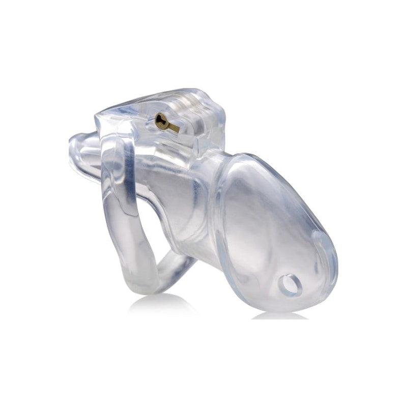 Clear Captor Chastity Cage Medium - Naughty by Nature Adult Store