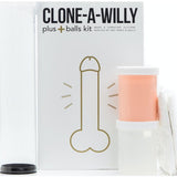 Clone a Willy Plus Balls Kit Light Skin Tone - Adult Toys