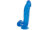 Cock And Balls With Suction Cup Sapphire - Adult Toys