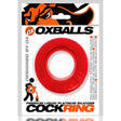 Cock B Bulge Cockring Red - Adult Toys