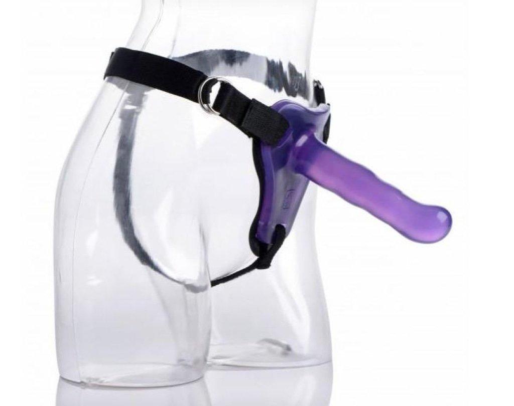 Comfort Ride Strap On Harness with Purple Dildo - Naughty by Nature Adult Store