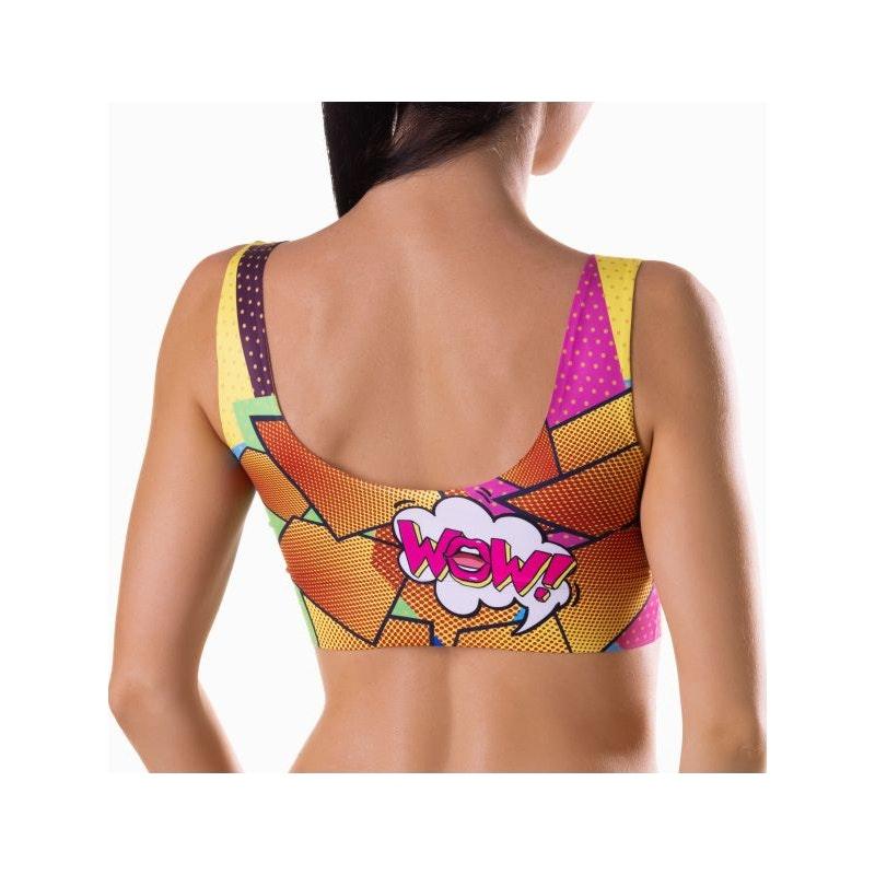 Comics Hot Crop Top - Lingerie