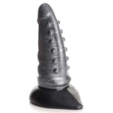 Creature Cocks Beastly Tapered Bumpy Silicone Dildo - Silver 21 cm Bumpy Dildo - Naughty by Nature Adult Store