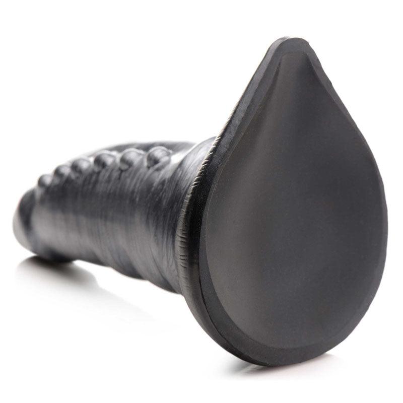 Creature Cocks Beastly Tapered Bumpy Silicone Dildo - Silver 21 cm Bumpy Dildo - Naughty by Nature Adult Store