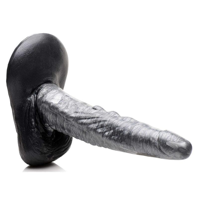 Creature Cocks The Gargoyle Rock Hard Silicone Dildo - Silver 23.6 cm Dildo - Naughty by Nature Adult Store