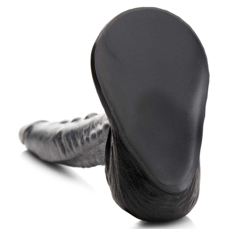 Creature Cocks The Gargoyle Rock Hard Silicone Dildo - Silver 23.6 cm Dildo - Naughty by Nature Adult Store