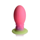 Creature Cocks Xeno Egg - Glow in Dark Pink 13.3 cm Large Fantasy Plug - Naughty by Nature Adult Store