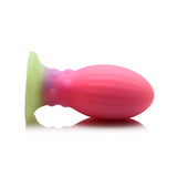 Creature Cocks Xeno Egg - Glow in Dark Pink 13.3 cm Large Fantasy Plug - Naughty by Nature Adult Store