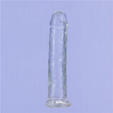 Crystal Dildo Straight 7in Clear - Adult Toys