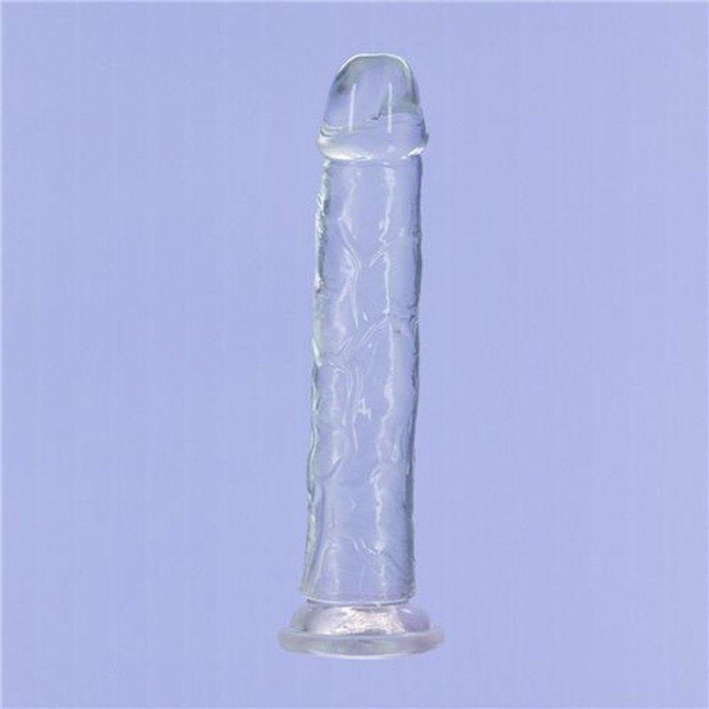 Crystal Dildo Straight 9in Clear - Naughty by Nature Adult Store