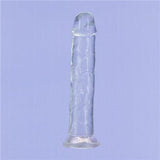 Crystal Dildo Straight 9in Clear - Naughty by Nature Adult Store