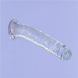 Crystal Dildo Straight 9in Clear - Naughty by Nature Adult Store