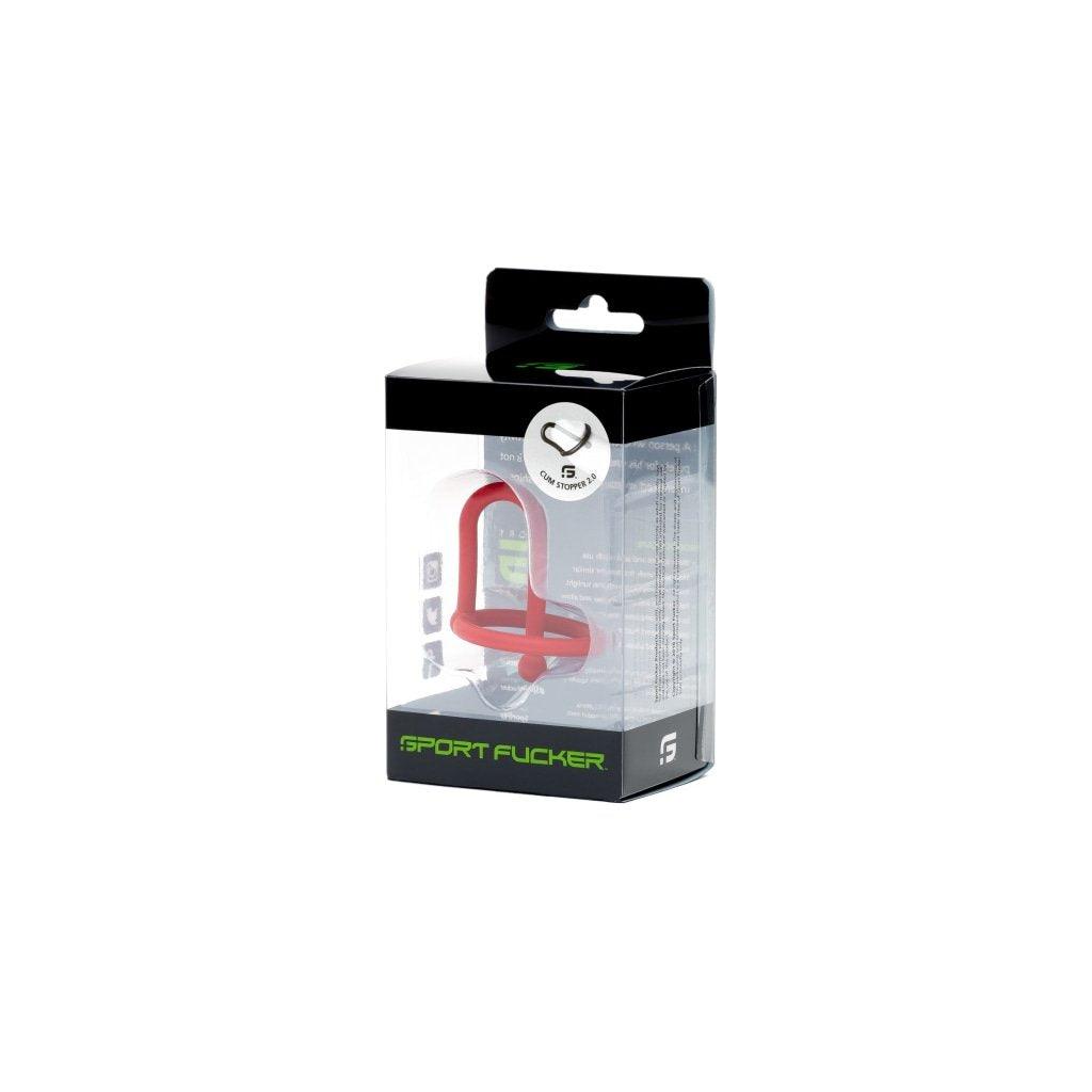 Cum Stopper 2.0 Red - Adult Toys