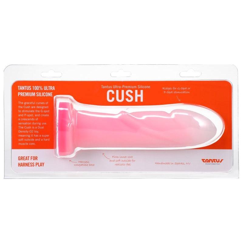 Cush Dual Density Dildo Rose Quartz - Adult Toys