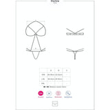 Darkie Crotchless Teddy - Lingerie